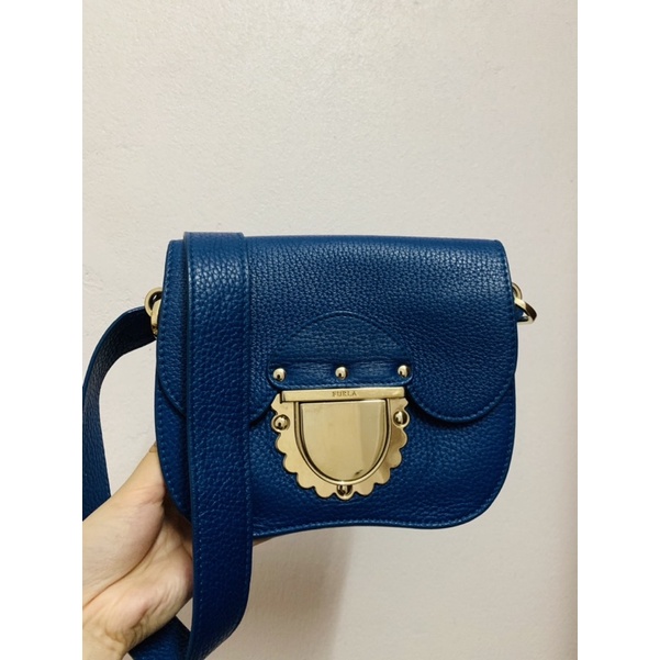 (HÀNG CHUẨN AUTH 100% )THANH LÝ TÚI FURLA DUCALE MINI XANH