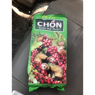 Cà phê pha phin đậm đà Chồn Buôn Mê Thuộc của cty Cao Đại Nguyên thượng hạng 500gr chồn xanh