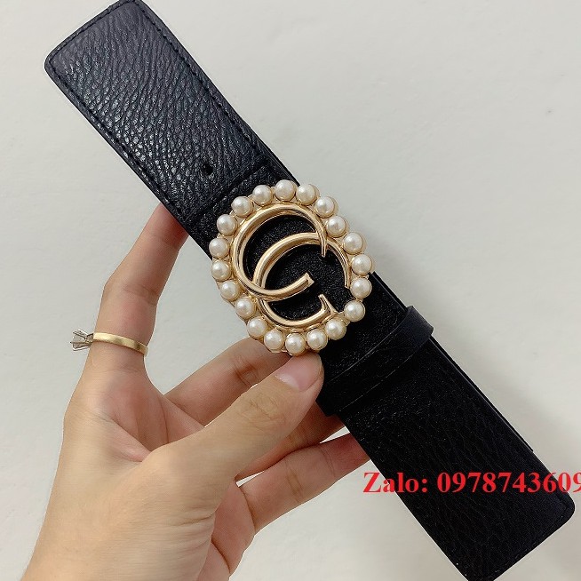 Đai váy G ngọc 4cm xinh xắn