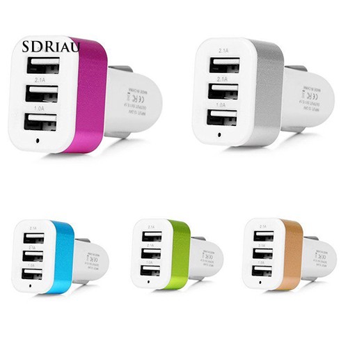 Tẩu Sạc Xe Ô Tô Cổng Usb 12v-24v Cho ĐT ip 5 6 Samsung Htc