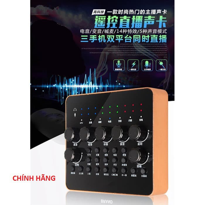 Combo Sound Card V10 Bluetooth + Micro Thu Âm AQ 220 Chính Hãng AQTA Bộ Hay Nhất Hiện Nay Bảo Hành 6 Tháng