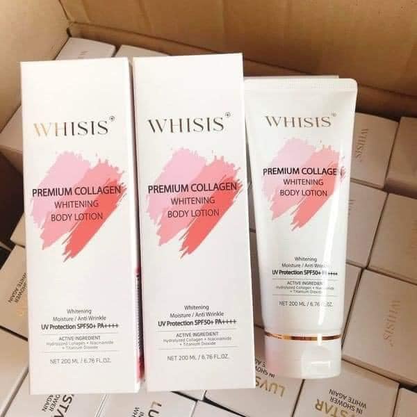 Kem Dưỡng Thể WHISIS Ngày & Đêm Kem Body Trắng Da Chống Nắng Nâng Tone Trắng Hồng Rạng Rỡ WHISIS - MP021 - MP378