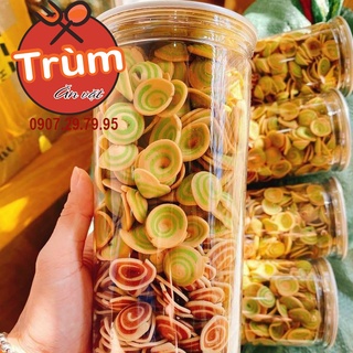 [350gr] Bánh tai heo nhí 2 vị Truyền thống và Trà xanh - Trùm Ăn Vặt