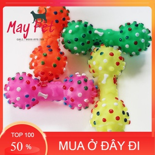 🌞Đồ chơi nhai gặm vui nhộn hình khúc xương cho chó (có phát ra âm thanh )(11x4cm )