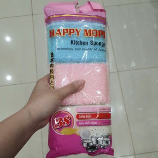 Miếng rửa chén kim tuyến HAPPY MOPI