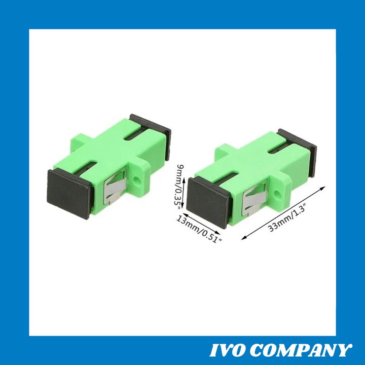 Khớp Nối Đầu Sợi Quang Coupler SC-SC APC Đơn