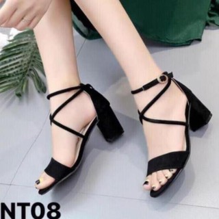 Giày cao gót 7 phân dây chéo mảnh cá tính