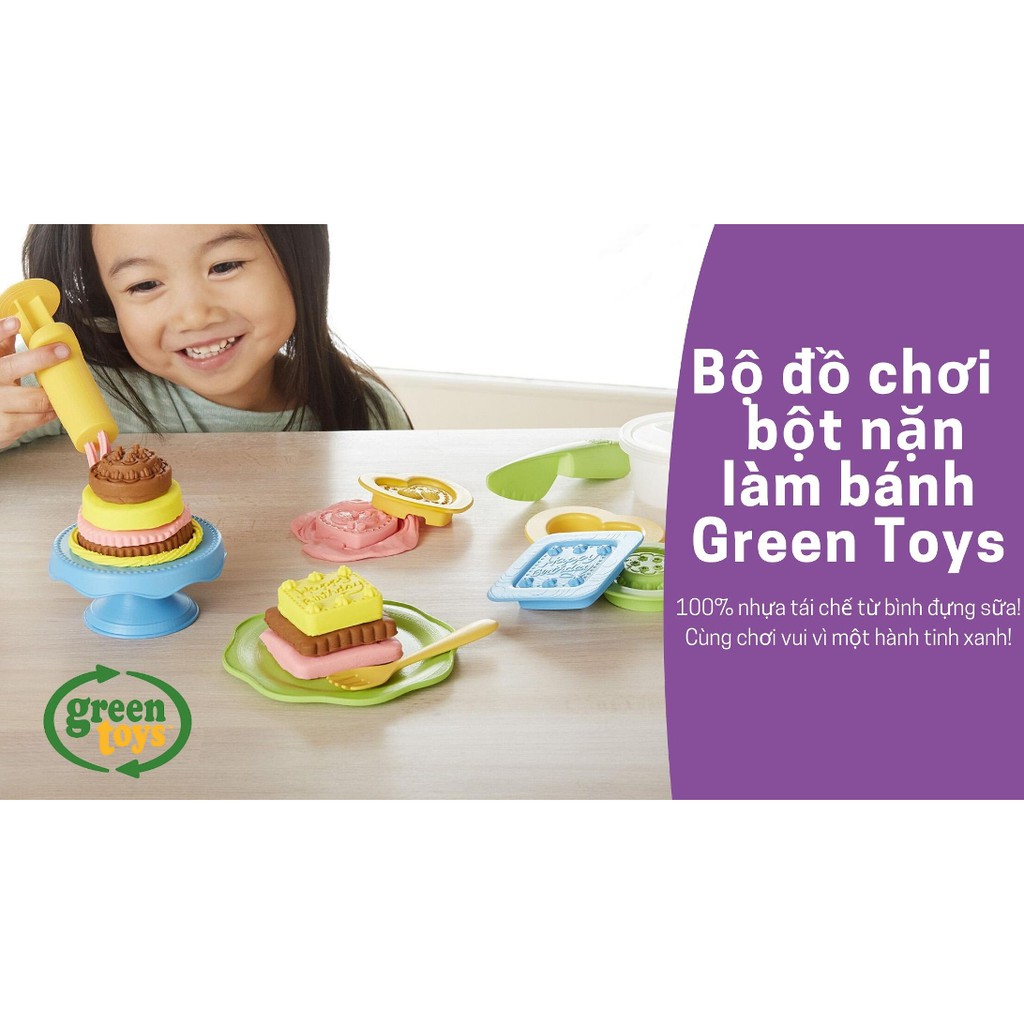 Bộ đồ chơi bột nặn làm bánh Green Toys cho bé từ 2 tuổi