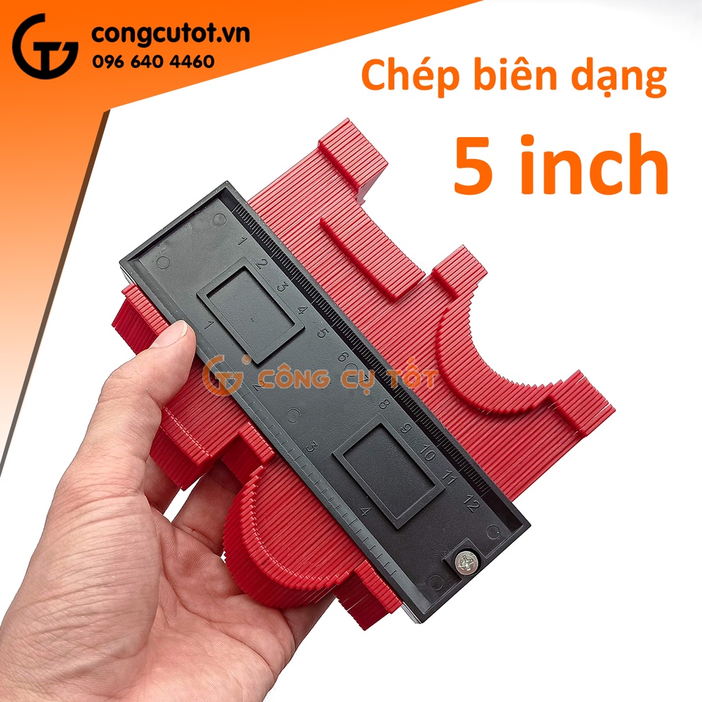 Thước sao chép hình dạng đo góc cạnh đường viền chép biên