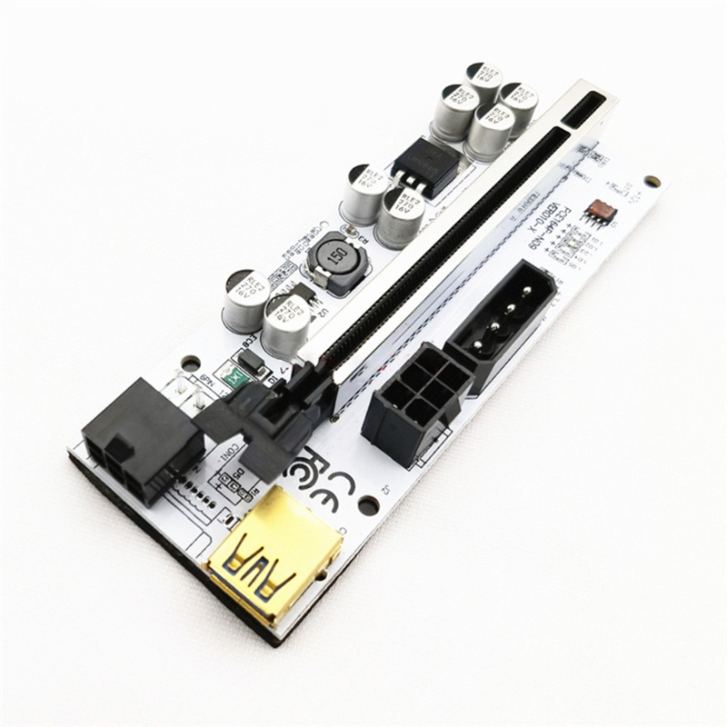 Set 5 thẻ mở rộng cho Bitcoin ETH Mining Ver010 -X GPU 16X sang 1X 6PIN 60cm USB3.0 | BigBuy360 - bigbuy360.vn