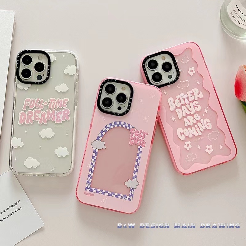 Ốp Điện Thoại Silicon Mềm Chống Sốc Màu Hồng Thời Trang Cho iPhone 14 13 12 11 Pro MAX 14 Plus IX XS MAX XR 7 8Plus