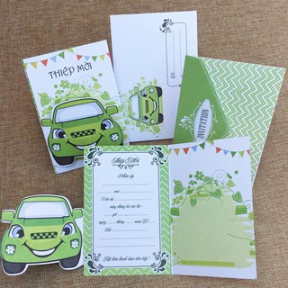 ✅|𝐗𝐚̉ 𝐊𝐡𝐨| Thiệp Mời Sinh Nhật, Thiệp Mời Thôi Nôi, Thiệp Mời Đầy Tháng Cho Bé [1801-N]