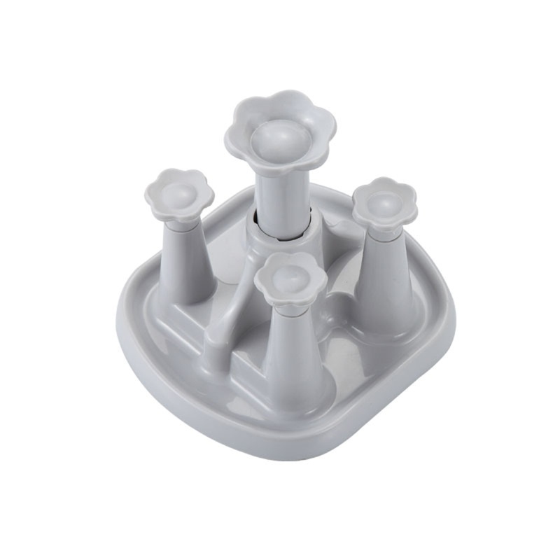 Giá Đỡ Phơi Khô Cốc Thủy Tinh Bằng Nhựa Đa Năng Chống Bụi