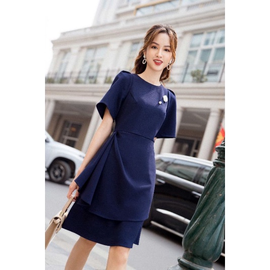 Váy đầm thiết kế, Đầm công sở thiết kế sang lịch sự ❤EMDEMA❤ vải mềm mịn, dày dặn, lên dáng chuẩn,