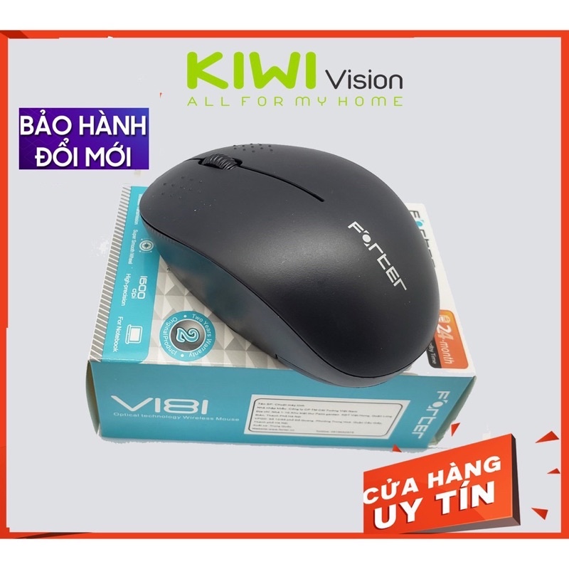 CHUỘT KHÔNG DÂY FORTER V181 MÀU ĐEN - THOẢI MÁI KHI SỬ DỤNG