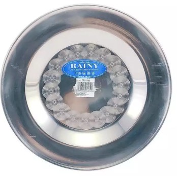 Dĩa tròn inox 25cm Rainy RN25DTT