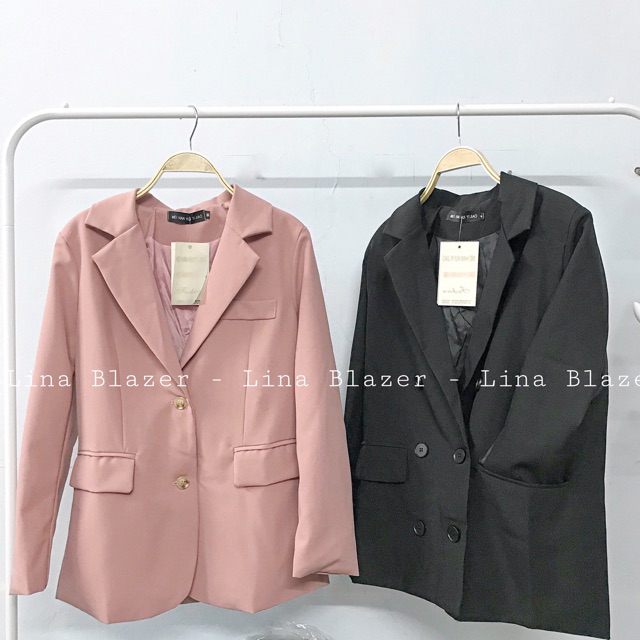 ÁO BLAZER STYLE HÀN QUỐC MÀU HỒNG ( kèm hình thật ) | BigBuy360 - bigbuy360.vn