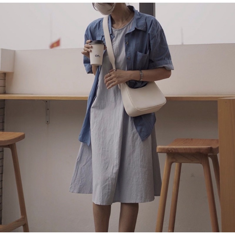 Pass túi chéo da mềm phong cách Hàn Quốc new 100%