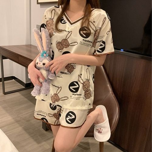 Bộ Cộc Nữ Chất Satin Hàng Đẹp Chuẩn, Đồ Bộ Nữ Hoạ Tiết Đa Dạng Đủ Size (có big size)