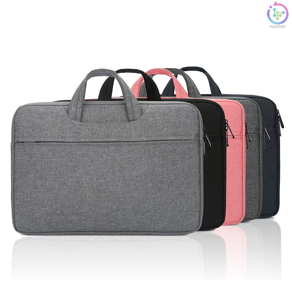 Multifunctional Laptop Bag 13.3 inch Laptop Case Waterproof Nylon Laptop Bag Briefcase Leisure Business Handbag Pink