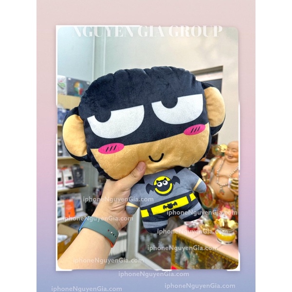 Gối dựa đầu xe hơi Batman / Hulk khổng lồ êm ái, dễ thương- Gối xe hơi siu anh hùng cao cấp tại Nguyễn Gia group quận 5