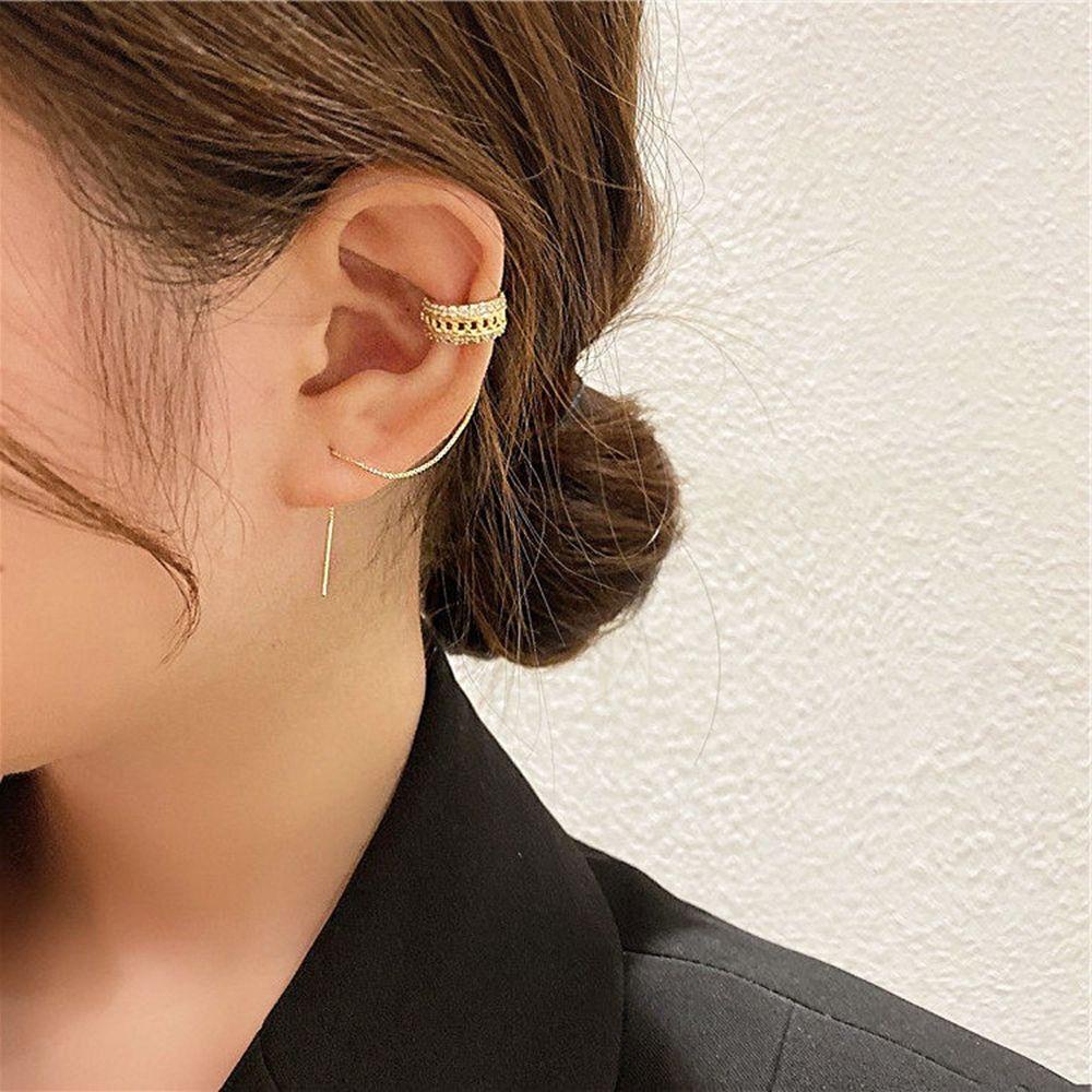 Bông Tai Tua Rua Bằng Đồng Phong Cách Hàn Quốc