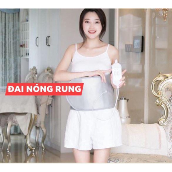 Đai Quấn Nóng Rung Massage Giảm Mỡ Bụng Và Toàn Thân Hiệu Quả