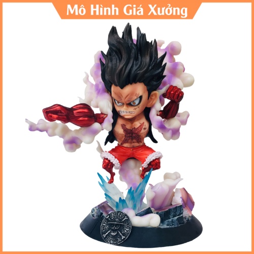 Mô hình Luffy mũ rơm One Piece gear 4 Snake Man haki Cao 23cm - Figure Tượng Monkey D.Luffy Vua Hải Tặc