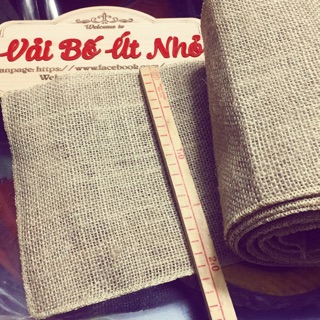 Ruy băng vải bố thô trơn cuộn 3M x 20CM hoặc cuộn 5M x 20CM