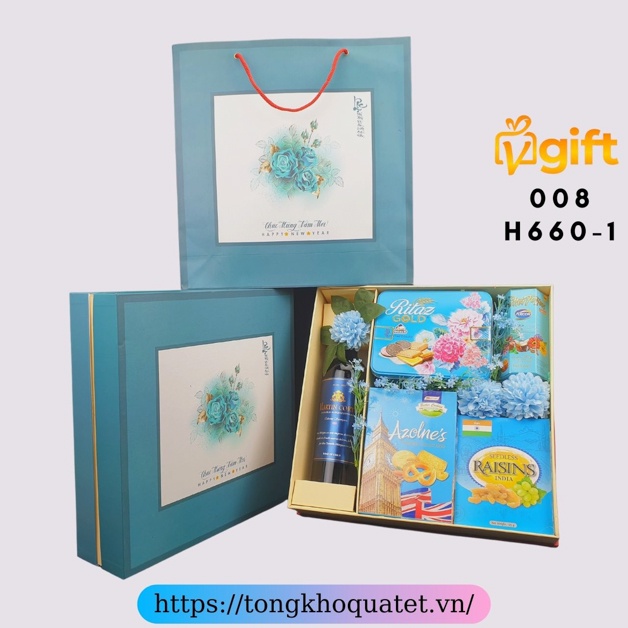 Hộp Quà Tết Mẫu Hộp 660 - 700 ( 8 Hộp Quà Tết ) | BigBuy360 - bigbuy360.vn