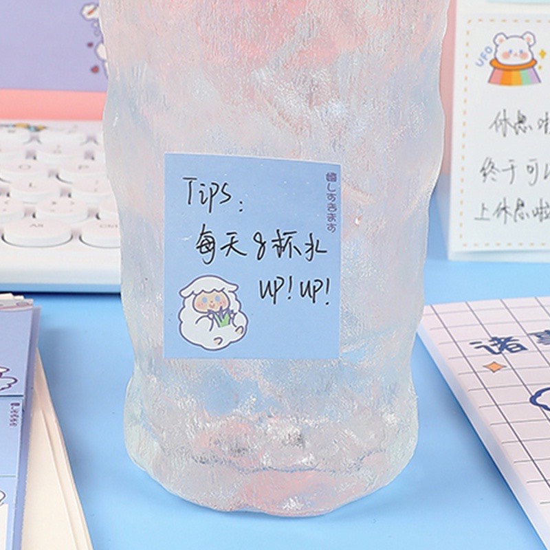 Set 240 tờ giấy note, giấy ghi chú, đánh dấu, phân trang hình động vật dễ thương có keo dính