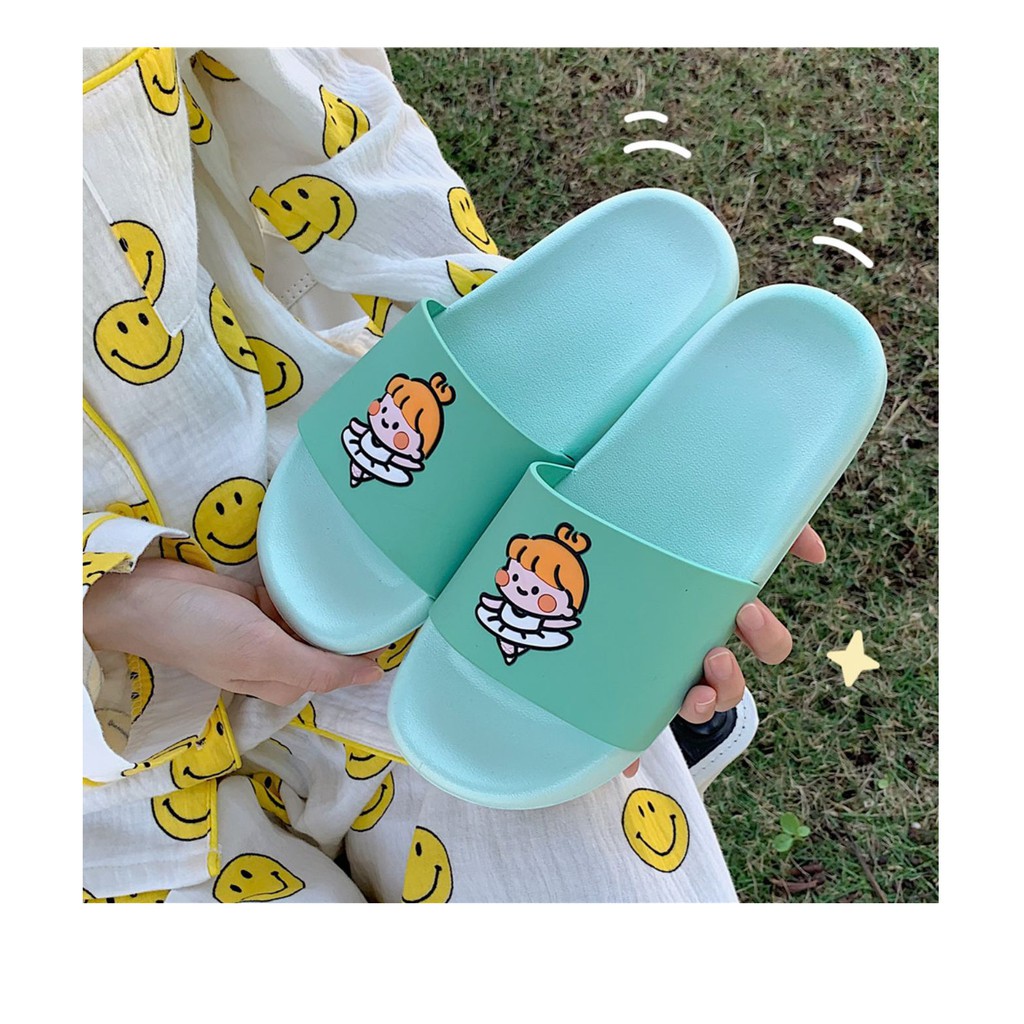 Dép nhóm bạn thân nữ quai ngang hình cô gái múa ba lê - US351