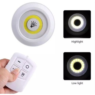 Bộ 1 Đèn Led COB Dán Tường Điều Khiển Từ Xa Tiện Dụng