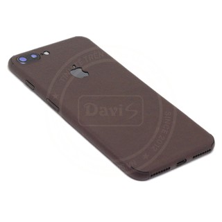 Miếng dán da dán full viền cho iphone 7 Plus làm từ da thật cao cấp - Davis