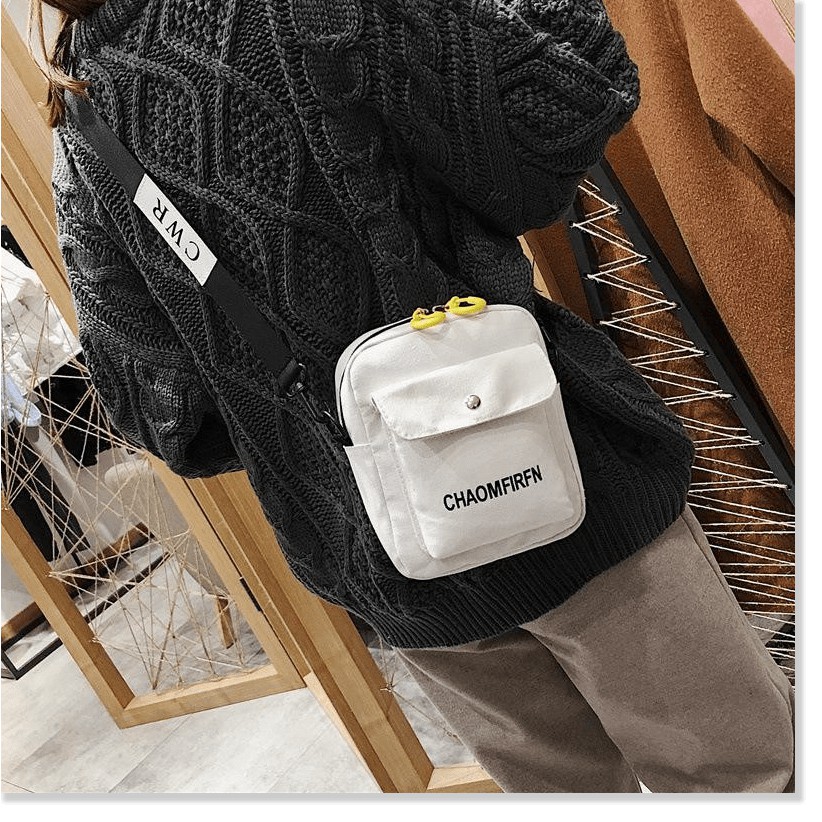Túi tote nữ  GIÁ VỐN]  Túi xách đeo chéo vải canvá Chaomfirfn cá tính cho bạn nữ 8274