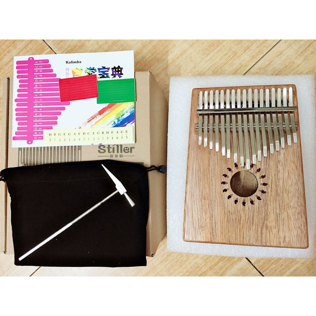 Đàn Kalimba Stiller cao cấp gỗ mặt trời 17 phím - Thumb Piano - HÀNG CÓ SẴN