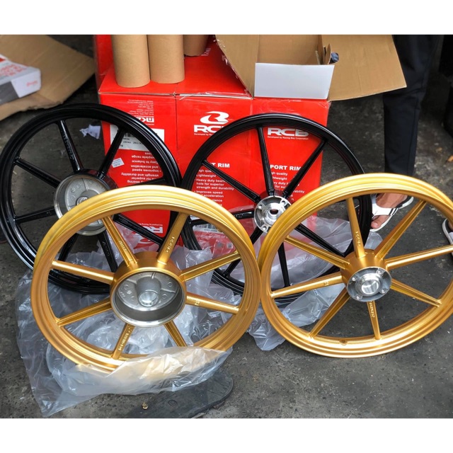 Mâm RCB 8 cây 1 đĩa size 1.6 1.85 chính hãng gắn Sirius , taurus , exciter