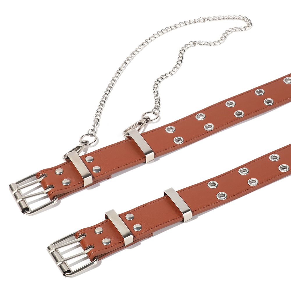 Thắt Lưng Da Pu Khóa Kim Loại Nhiều Màu Tùy Chọn Thời Trang Nữ