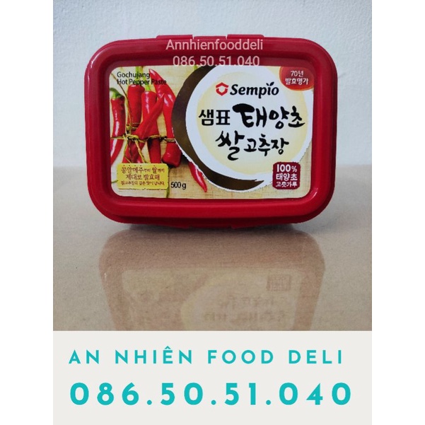 Tương Ớt Gochujang Hàn Quốc Sempio hộp 500Gram