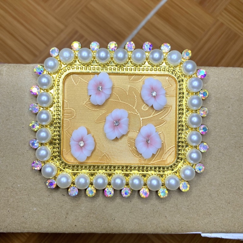 Hoa bột 9 cánh trang trí móng