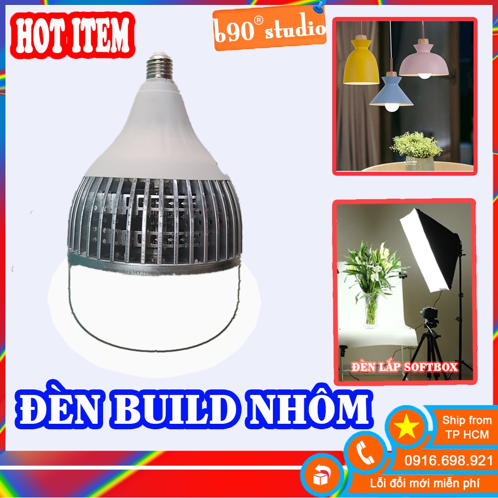 GIÁ SỈ  Đèn led búp trụ nhôm kín nước công suất 50W  150W TRẮNG đèn bulb led siêu sáng