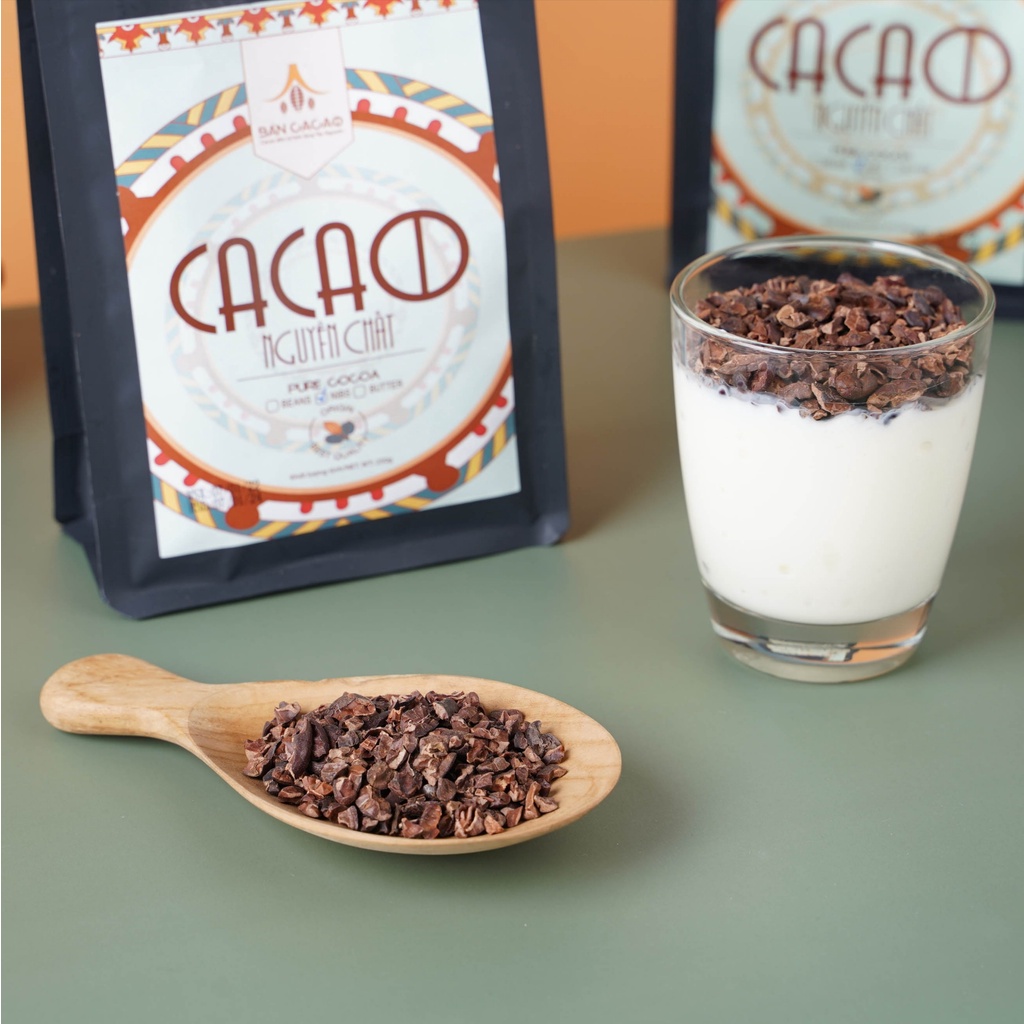 Cacao nibs nguyên chất  500g