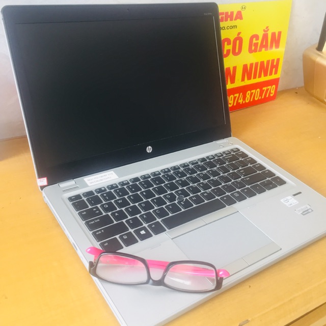 Laptop HP 9470 coi 5, thế hệ 3, ram 4, ssd 120,”14