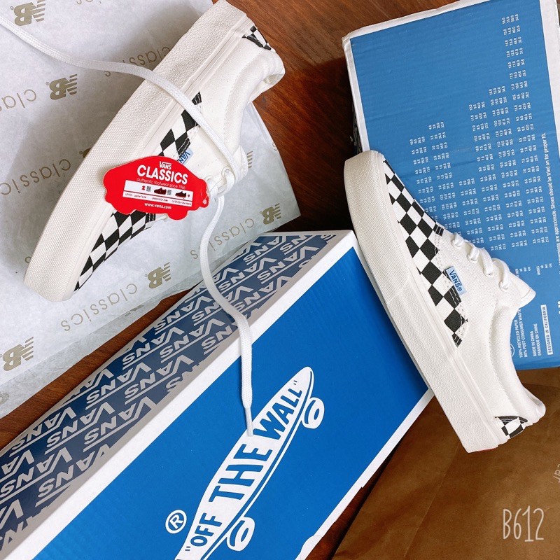 Giầy vans caro buộc dây 1:1 ( full box + free ship )