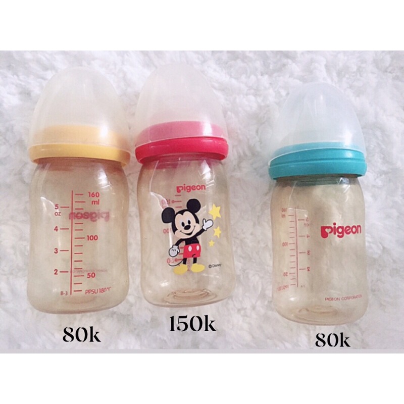 Bình sữa Piegon 160ml cổ rộng