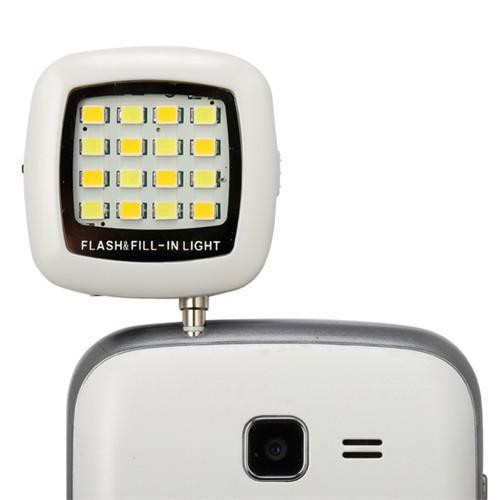 Đèn Flash LED Rời Có Thể Gắn Vào Điện Thoại Tăng Cường Ánh Sáng Khi Selfie