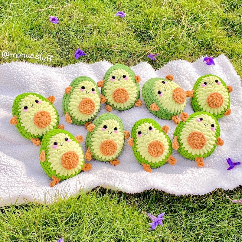 Bơ Béo Ú Đáng Yêu || Len Móc Thủ Công || Monua.stuff