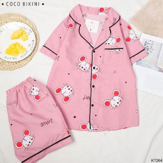 𝑪𝑶𝑪𝑶 𝑩𝑰𝑲𝑰𝑵𝑰 Bộ Đồ Ngủ - Đồ Mặc Nhà Kate Thái ( KT264 )