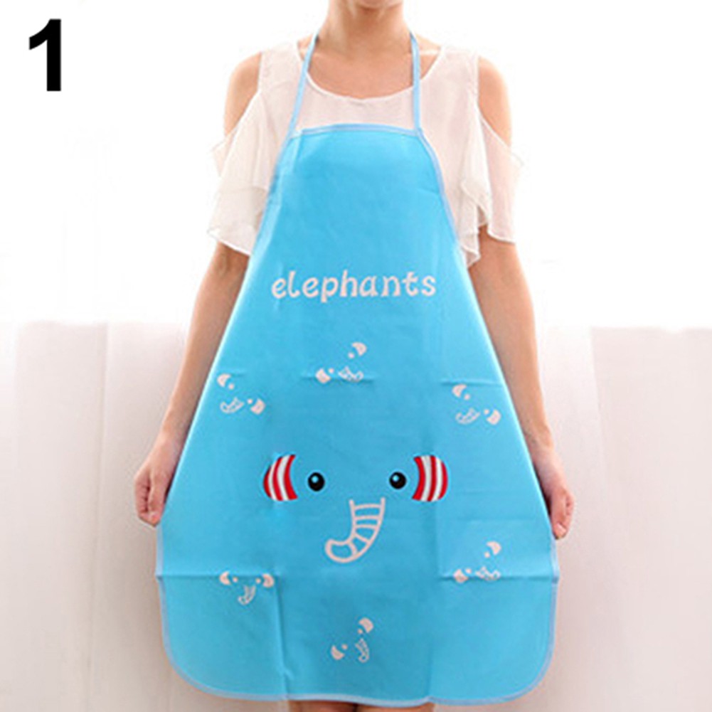 Tạp Dề Nấu Ăn Chống Nước Và Dầu In Hình Hoạt Hình