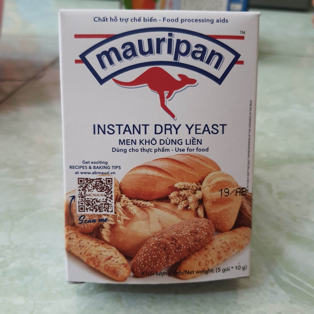 Men khô làm bánh mauripan 10g - 1 gói